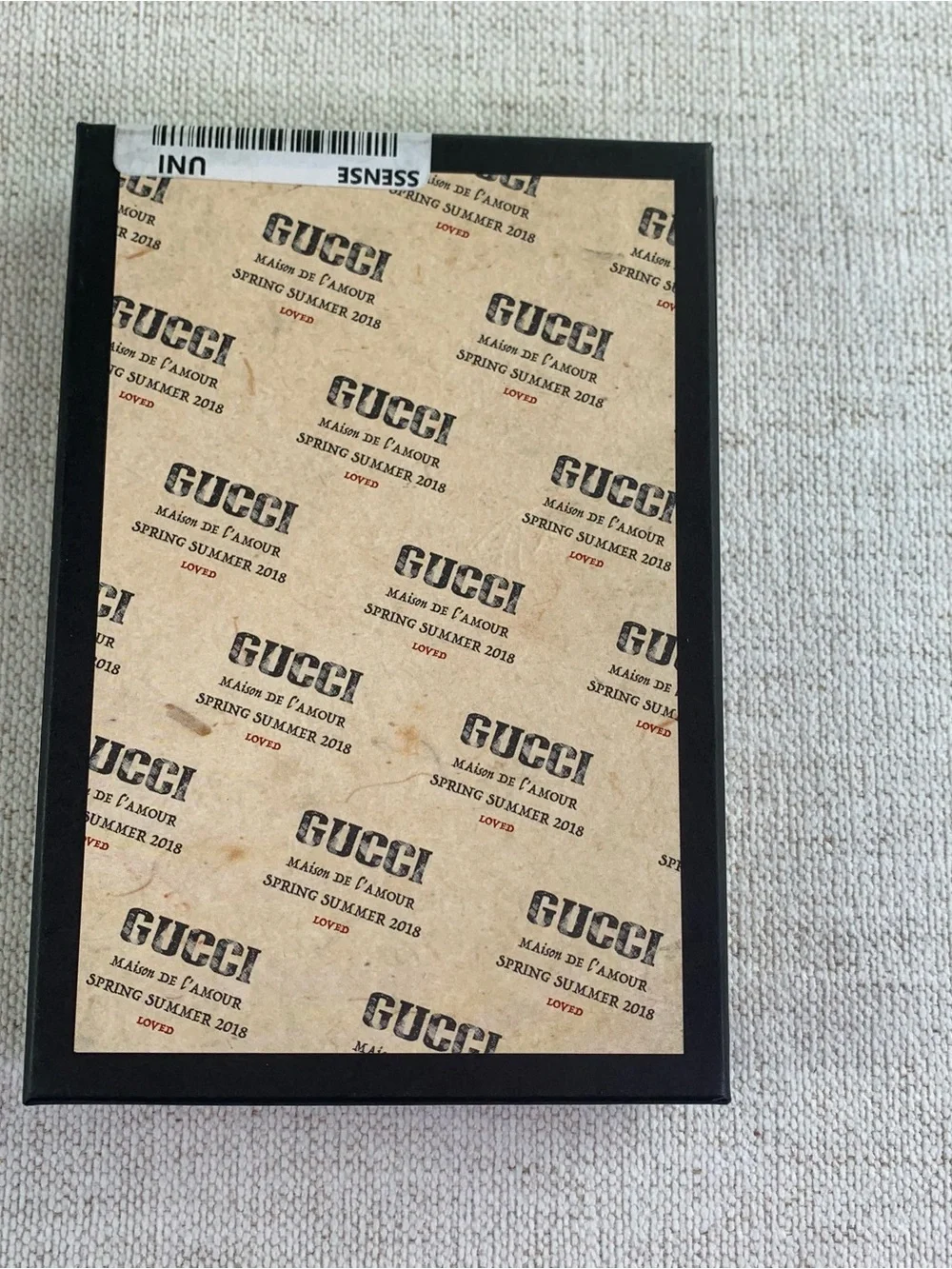 Gucci New iPhone 7/8 Case‎ GUCCY logo black gold